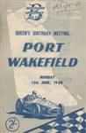 Programme cover of Port Wakefield, 13/06/1960