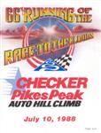 Programme cover of Pikes Peak International Hill Climb, 10/07/1988
