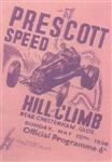 Programme cover of Prescott Hill Climb, 15/05/1938