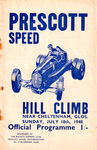 Programme cover of Prescott Hill Climb, 18/07/1948