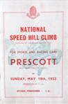 Programme cover of Prescott Hill Climb, 18/05/1952
