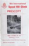 Programme cover of Prescott Hill Climb, 14/09/1952