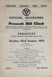 Programme cover of Prescott Hill Climb, 23/08/1959