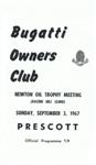 Programme cover of Prescott Hill Climb, 03/09/1967