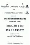 Programme cover of Prescott Hill Climb, 04/05/1969