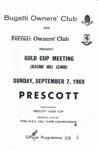 Programme cover of Prescott Hill Climb, 07/09/1969