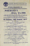 Programme cover of Prescott Hill Climb, 14/08/1977