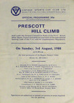 Programme cover of Prescott Hill Climb, 03/08/1980