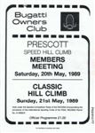 Programme cover of Prescott Hill Climb, 20/05/1989