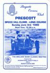 Programme cover of Prescott Hill Climb, 03/06/1990