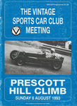 Programme cover of Prescott Hill Climb, 08/08/1993