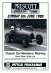 Programme cover of Prescott Hill Climb, 06/06/1999
