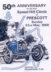 Programme cover of Prescott Hill Climb, 22/05/1988