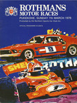 Programme cover of Pukekohe Park Raceway, 07/03/1976