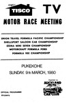 Programme cover of Pukekohe Park Raceway, 09/03/1980