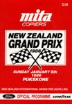 Programme cover of Pukekohe Park Raceway, 05/01/1986