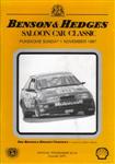 Programme cover of Pukekohe Park Raceway, 01/11/1987