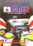 Programme cover of RAC Rally, 1986