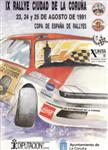 Programme cover of Rallye Ciudad de Coruna, 1991