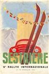 Programme cover of Sestriere, 1954