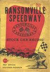Programme cover of Ransomville Speedway, 1963