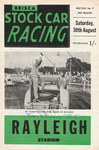 Programme cover of Rayleigh Stadium, 30/08/1969