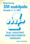 Programme cover of Räyskälä, 11/09/1983