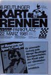 Programme cover of Reutlingen, 22/03/1981