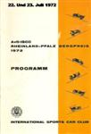 Programme cover of Rheinland-Pfalz Hill Climb, 23/06/1972