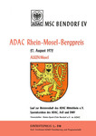 Programme cover of Rhein-Mosel Hill Climb, 27/08/1972