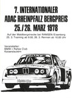 Programme cover of Rheinpfalz Hill Climb, 26/03/1978