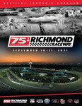 Programme cover of Richmond International Raceway, 11/09/2021