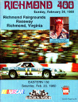 Programme cover of Richmond International Raceway, 24/02/1980