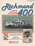 Programme cover of Richmond International Raceway, 27/02/1983