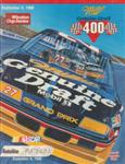 Programme cover of Richmond International Raceway, 09/09/1990