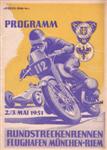 Programme cover of München-Riem, 03/05/1951