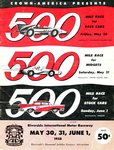 Programme cover of Riverside International Raceway (CA), 01/06/1958