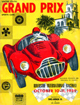 Programme cover of Riverside International Raceway (CA), 11/10/1959
