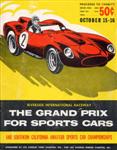 Programme cover of Riverside International Raceway (CA), 16/10/1960