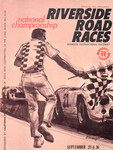 Programme cover of Riverside International Raceway (CA), 26/09/1962