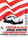 Programme cover of Riverside International Raceway (CA), 02/05/1965