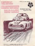 Programme cover of Riverside International Raceway (CA), 06/08/1967