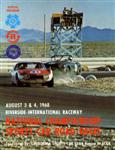 Programme cover of Riverside International Raceway (CA), 04/08/1968