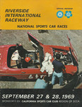 Programme cover of Riverside International Raceway (CA), 28/09/1969