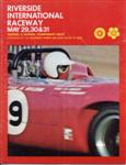 Programme cover of Riverside International Raceway (CA), 31/05/1970