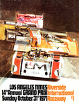 Programme cover of Riverside International Raceway (CA), 31/10/1971