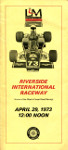 Brochure cover of Riverside International Raceway (CA), 29/04/1973