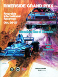 Programme cover of Riverside International Raceway (CA), 27/10/1974