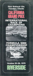 Brochure cover of Riverside International Raceway (CA), 26/10/1975