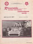 Programme cover of Riverside International Raceway (CA), 04/07/1977